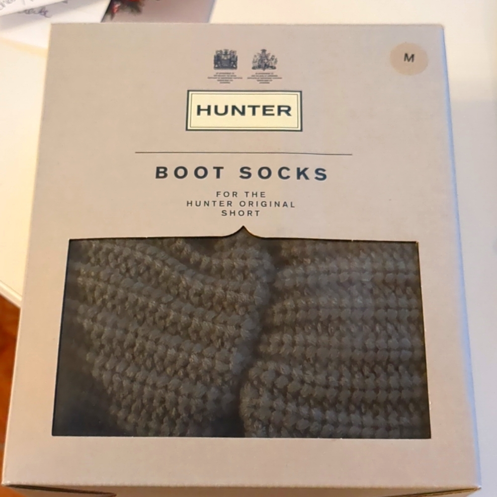 New in box Hunter boot socks
